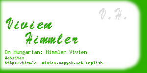 vivien himmler business card